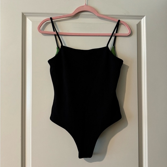 NEW Casa Raki Ana Maillot Swim One Piece Size Large Reversible Green Black NWOT - Picture 3 of 5